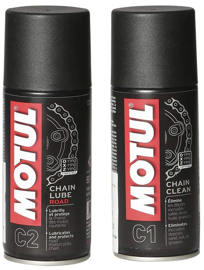 MOTUL C1 C2 COMBO MOTUL CHAIN LUBE MOTUL CHAIN CLEANER 150 ML COMBO