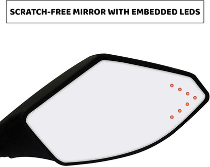 rs 200 pulsar 200 led side mirror