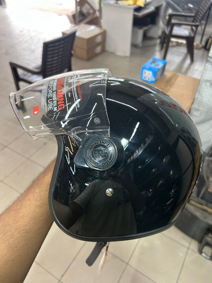 Royal Enfield Jet 1901 Open Face Helmet – Gloss Black – L & XL Sizes (HESS22001 / OP MLG)