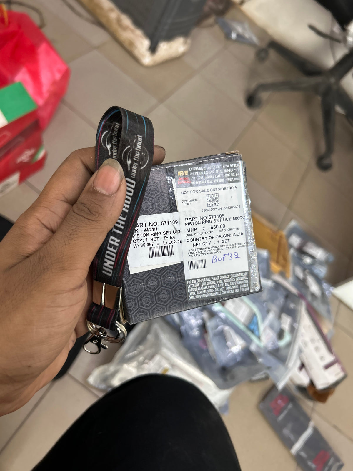 Royal Enfield Classic 500 / Bullet 500 UCE Piston Ring Set – 571109