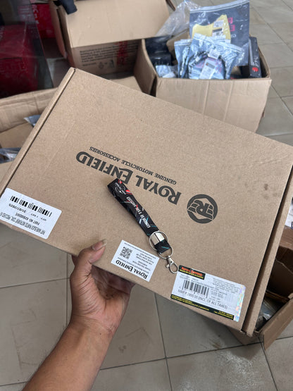 Royal Enfield 1990530 Black Painted Instrument Cowl — OEM Windshield / Flyscreen for Bear 650