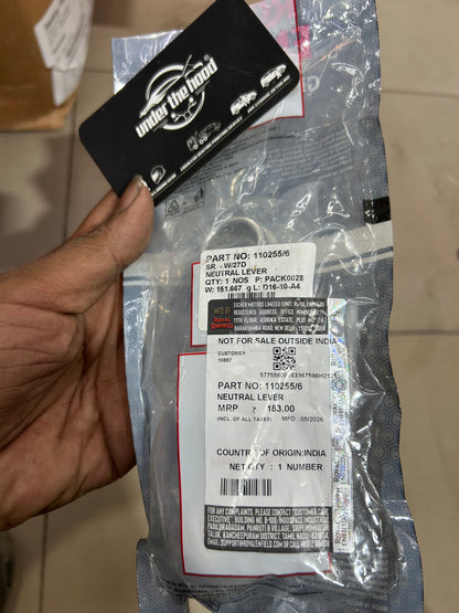 Genuine Royal Enfield Neutral Lever for Bullet 350/500, Electra 4S | 110255/6 (110255)