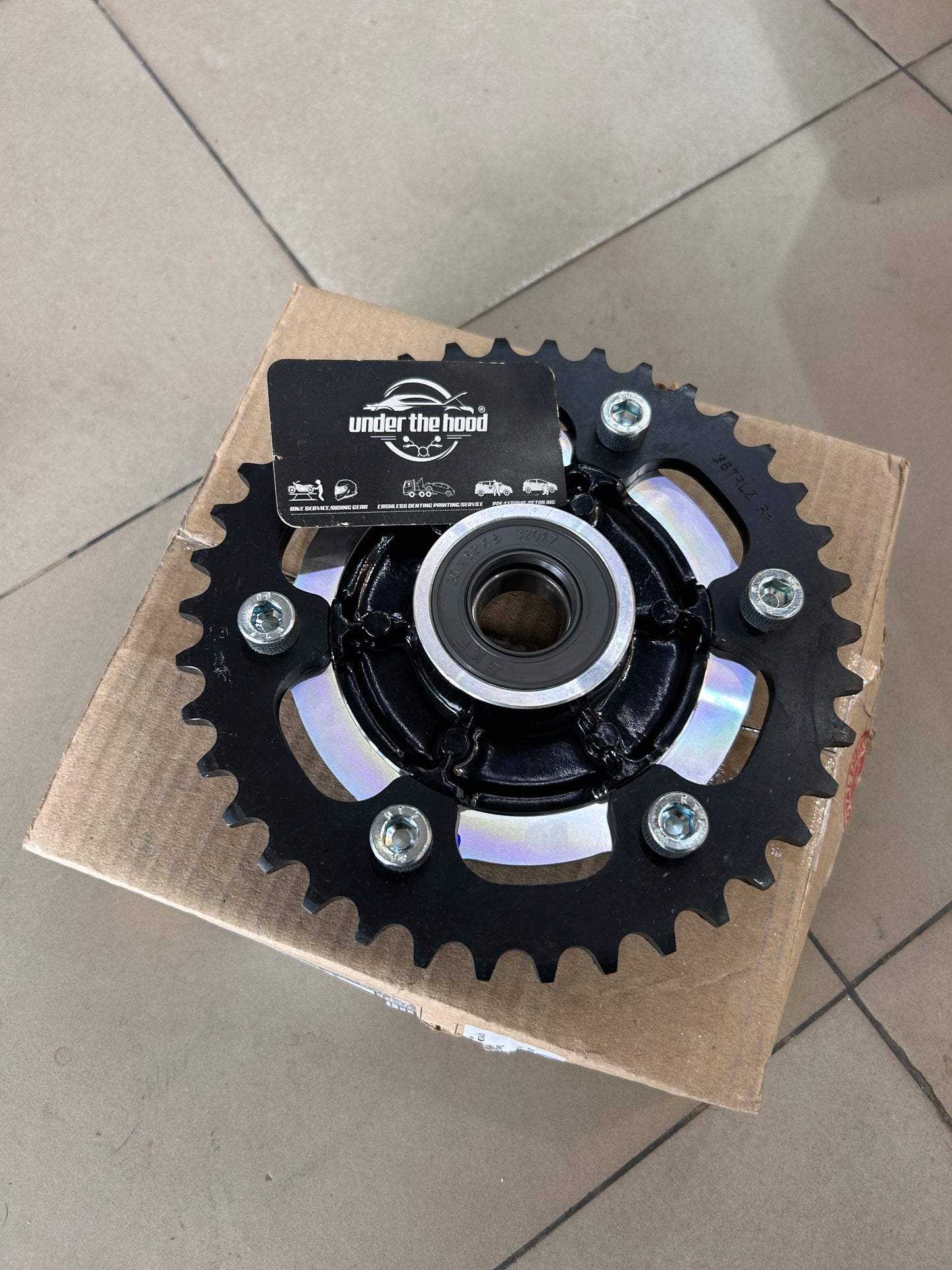 Royal Enfield Black Sprocket Carrier RAT00004/A for Interceptor 650 & Continental GT 650