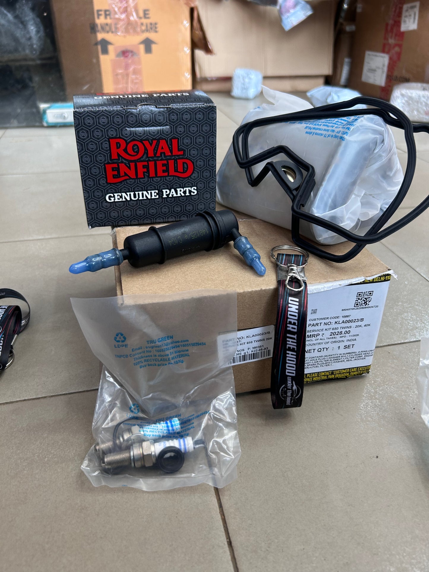 Royal Enfield 650 Twins Service Kit – 20K / 40K Major Service – Interceptor 650 & Continental GT 650 – KLA00023/B