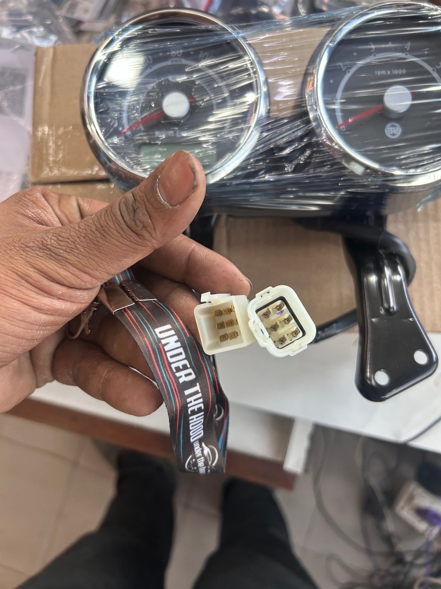 Royal Enfield Instrument Cluster (Speedometer + Tachometer) – Continental GT 535 (NR61, KMS Major Scale) – 585471/D (Replaces 585471/A)