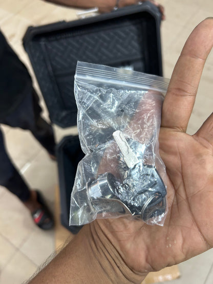 BS Auto 45L Aluminium Top Box – Black & Silver | Waterproof, Secure, Touring Luggage Case