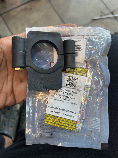 Rear Chain Pad Assembly – Royal Enfield 570547/C (Genuine OEM)