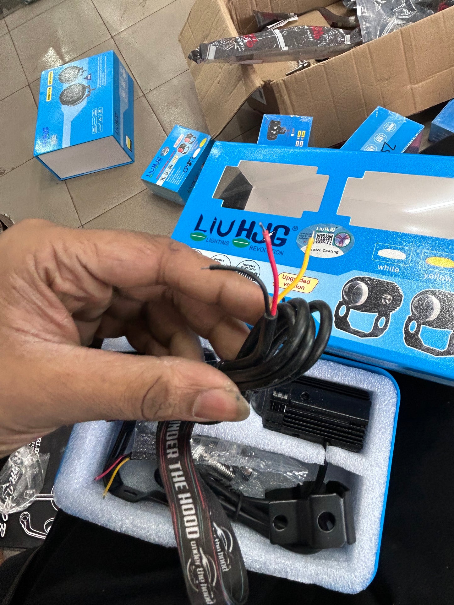 HJG Mini Drive LED Auxiliary Fog/Driving Lights (20W/Light, 3000LM, 9–80V) | LIU HJG | White/Yellow