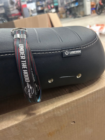 Royal Enfield Black Low Ride Dual Seat KXA00053 — OEM Lowered Seat for Bullet 350