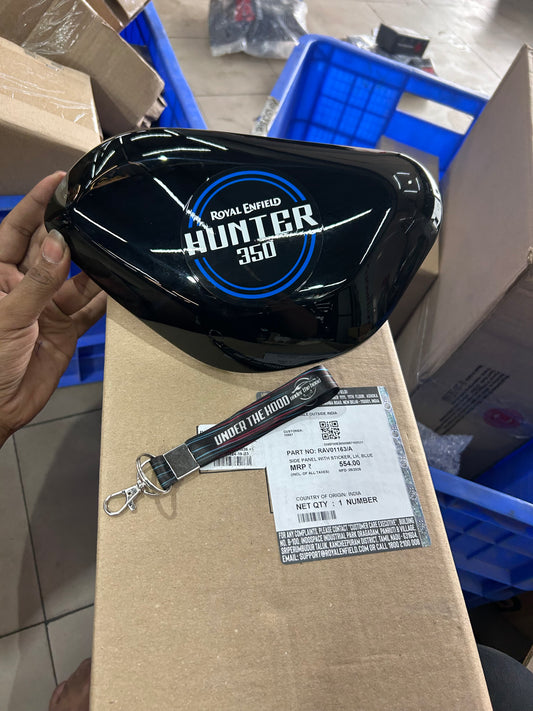 Royal Enfield Side Panel with Sticker LH Blue RAV01163/A for Hunter 350