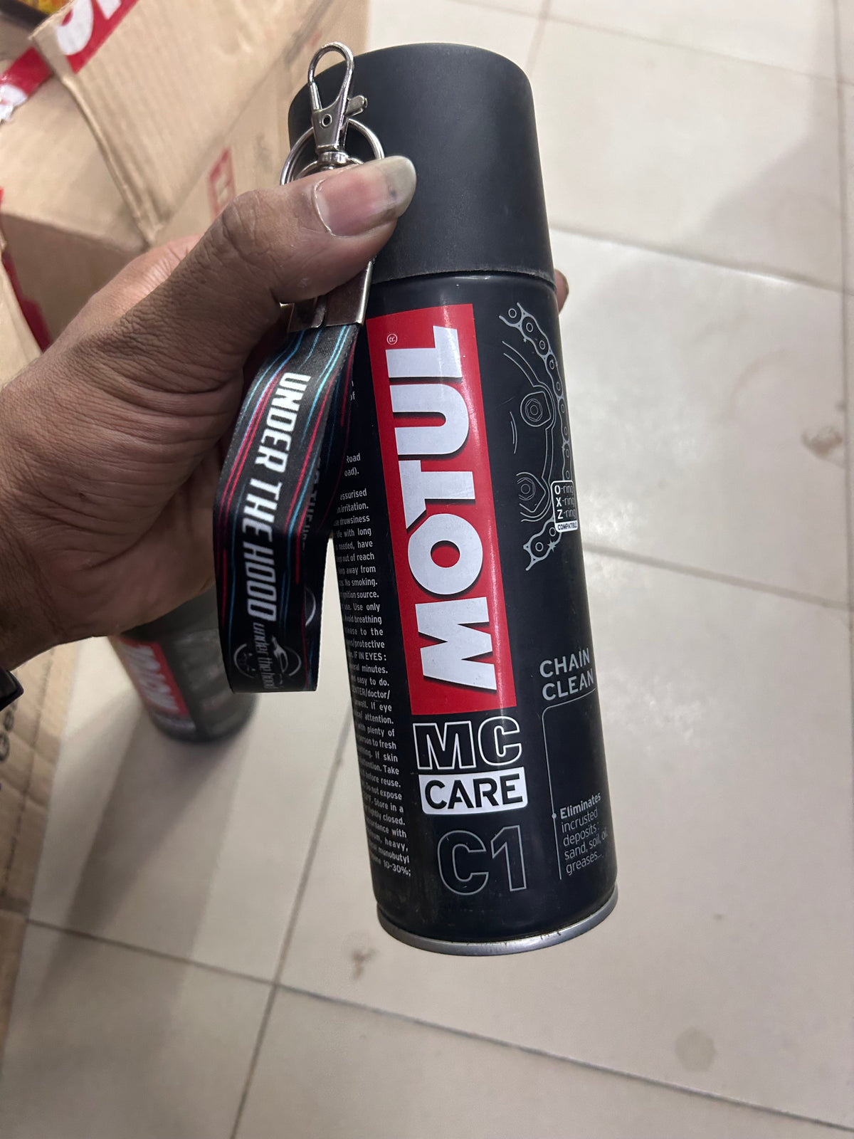 Motul Chain Cleaner & Chain Lube for Bikes – C1 Cleaner 400ml, C2 Lube 400ml or Complete Combo
