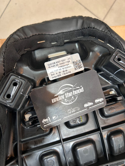 Royal Enfield Black Custom Seat KXA00140 — OEM Sporty Seat for Hunter 350