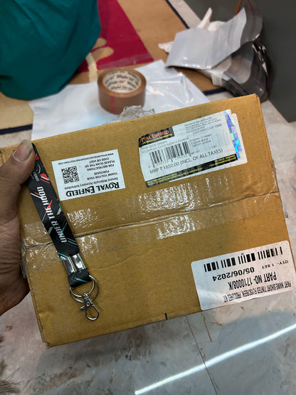 Royal Enfield Tinted Short Flyscreen 1990413 — OEM Windscreen for Interceptor 650 & Continental GT 650