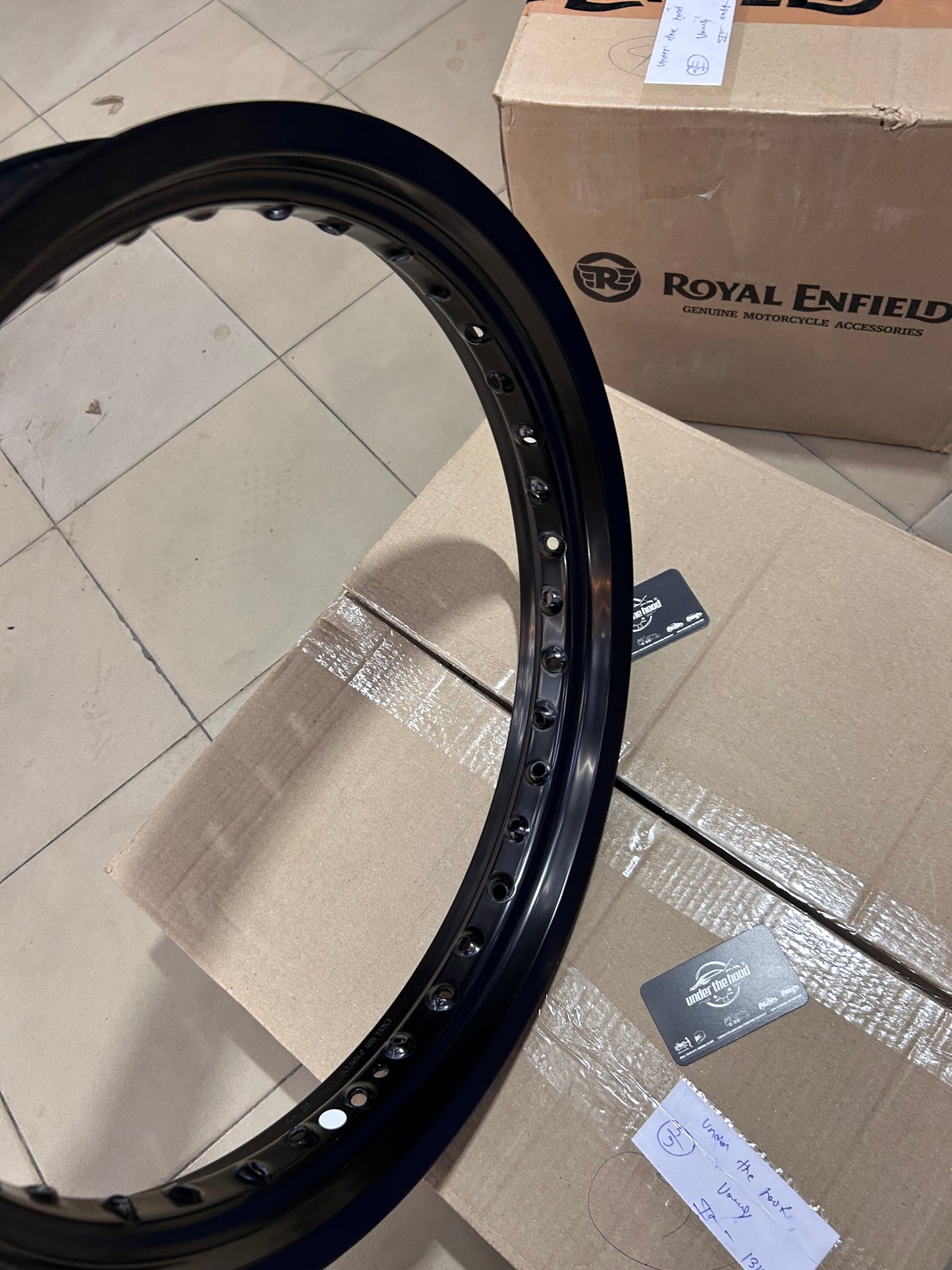 Royal Enfield Interceptor 650 & Continental GT 650 Black Front Wheel Rim 2.5 x 18 – 148537/A