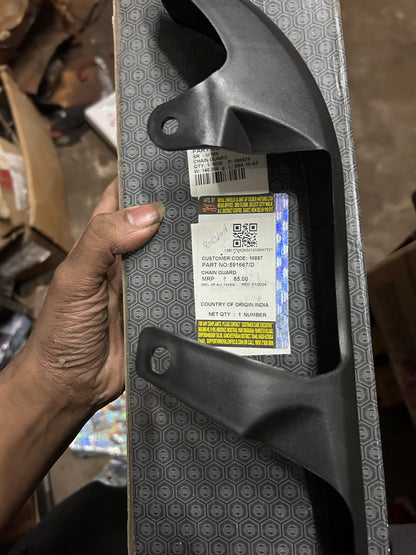 Genuine Royal Enfield Chain Guard (Chainguard) for Bullet 500 (B5) & Classic 500 (C5) Euro-4 | 591667 / 591667/D