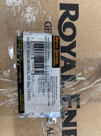 Royal Enfield GT 650 Dual Seat Cowl – Black Magic Finish (1990434)