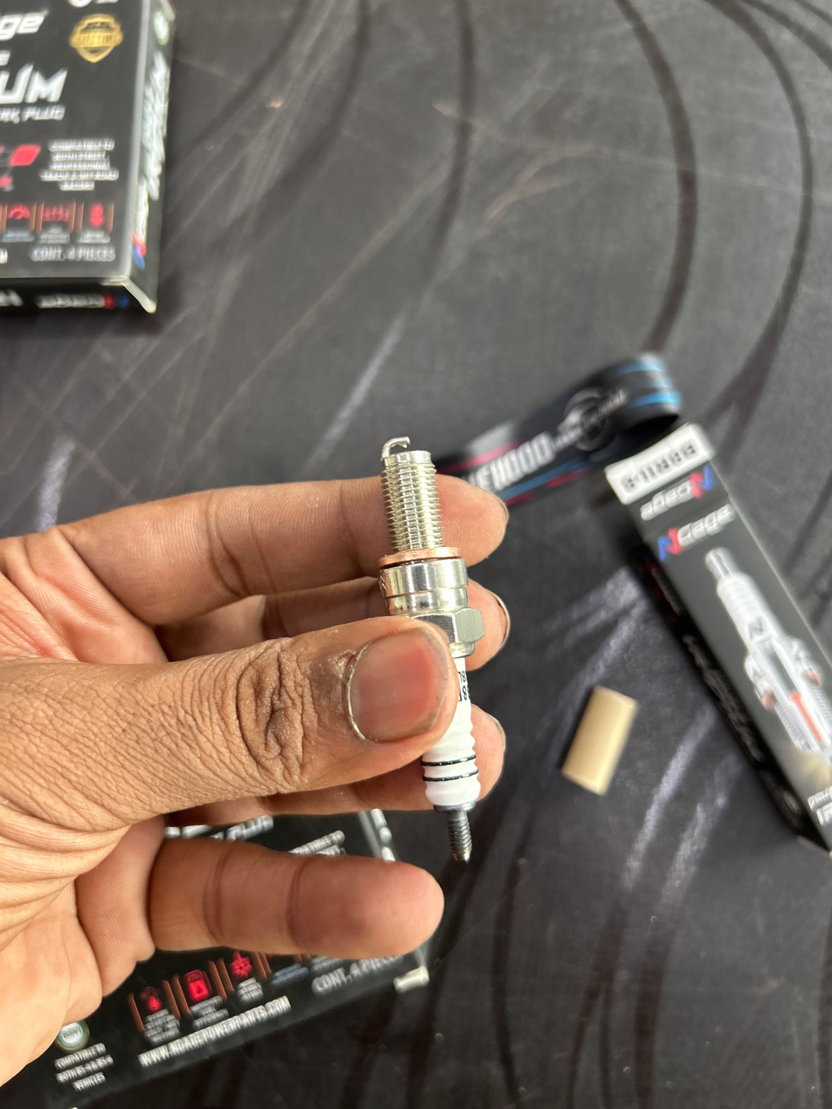 NGage B8RII-8 Double Iridium Spark Plug – Interceptor/GT 650, Himalayan 411, R15, MT-15, Ninja 300, Jawa, Yezdi & More