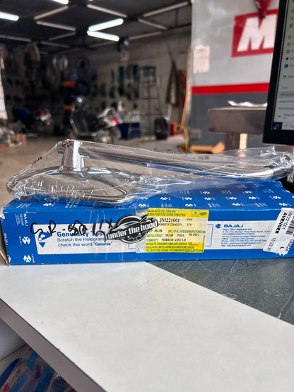 Bajaj JM221001 Rear-View Mirror Assembly Left (LH) – Genuine OEM for Avenger 200/220