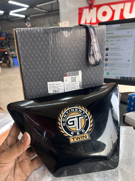 Royal Enfield 148593/B – Continental GT 650 RH Side Panel Assembly (Black) – Genuine OEM Right Side Cover