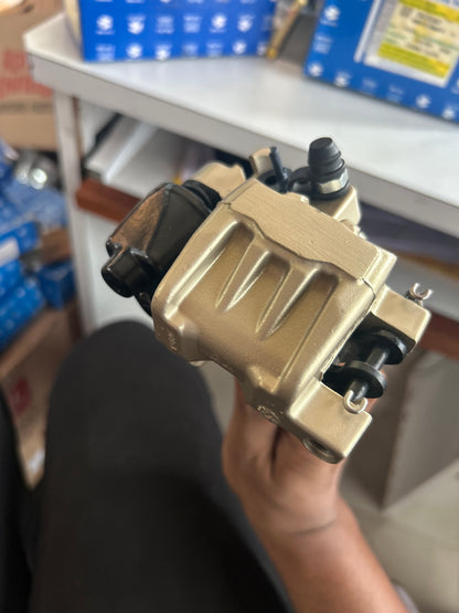 Bajaj Pulsar Rear Brake Caliper Assembly (Non-ABS) – DK151083 | OEM for 150 Twin Disc, 200NS, AS200, RS200