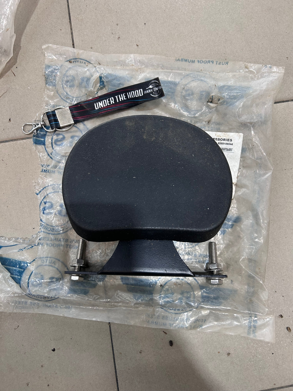 B.S Auto Royal Enfield Himalayan 450 Pillion Backrest – Black | BR00452