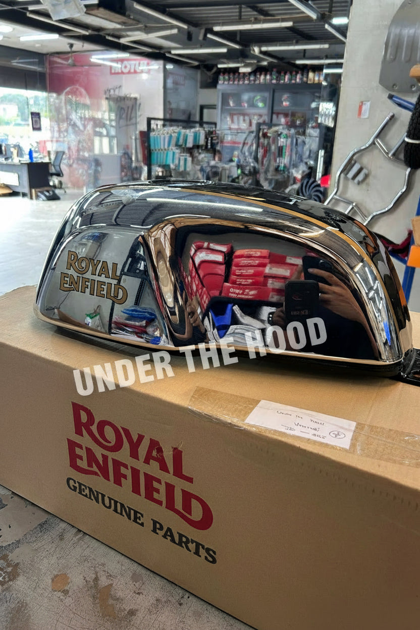 Fuel Tank Painted (Mr Clean Chrome) for Royal Enfield Continental GT 650 – RAK00782/RAK00782-A (Mr Clean Edition)