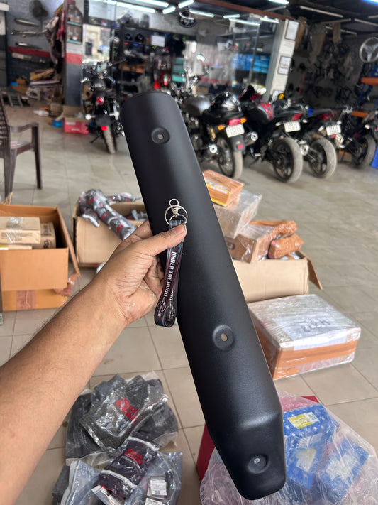 Royal Enfield 805019 Silencer Guard – Heat Resistant Black  Thunderbird X 350 / 500 BS4 – Genuine OEM Exhaust Shield