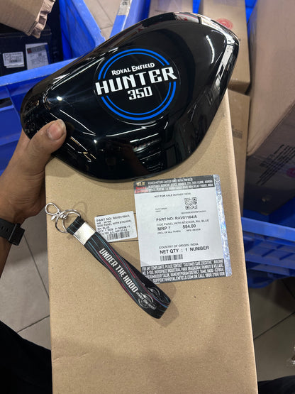 Royal Enfield Side Panel with Sticker RH Blue RAV01164/A for Hunter 350