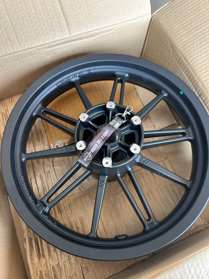 Royal Enfield RAT00601/D - Alloy Rim Rear, Black (Tubeless) for Scram 440 - OEM