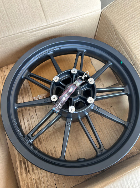 Royal Enfield RAT00601/D - Alloy Rim Rear, Black (Tubeless) for Scram 440 - OEM
