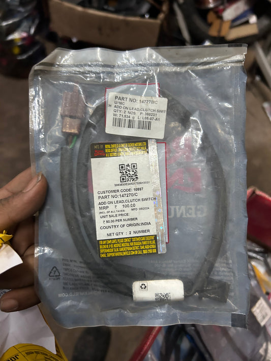 ROYAL ENFIELD 147270/C - ADD ON LEAD - CLUTCH SWITCH