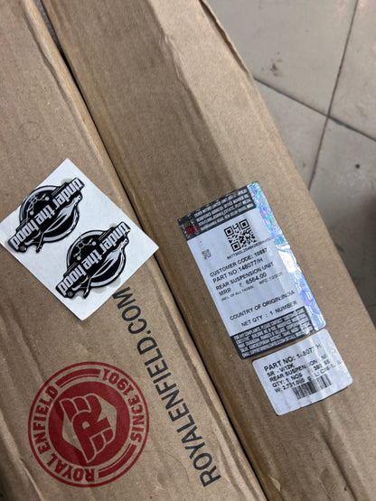 Royal Enfield Rear Suspension Unit – 148077/F | OEM Rear Shock Absorber for Interceptor 650 & Continental GT 650 (2019–2022)