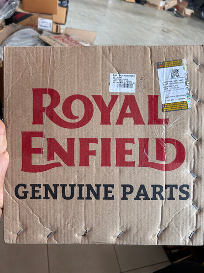 Royal Enfield RAB00728 genuine rear brake disc plate for Hunter 350 motorcycles – Dapper, Rebel, and City variants.