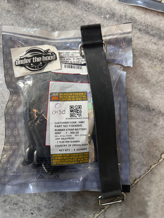 Genuine Battery Rubber Strap (Battery Belt) for Royal Enfield Classic 350 Euro 5 | 1100459/E | OEM