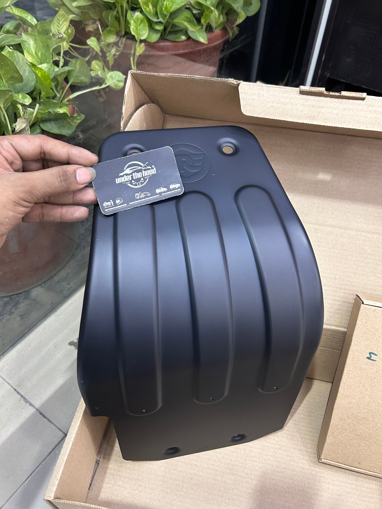 Royal Enfield Black Sump Guard KXA00652 — Genuine RE Accessory for Meteor / Classic / Bullet 350