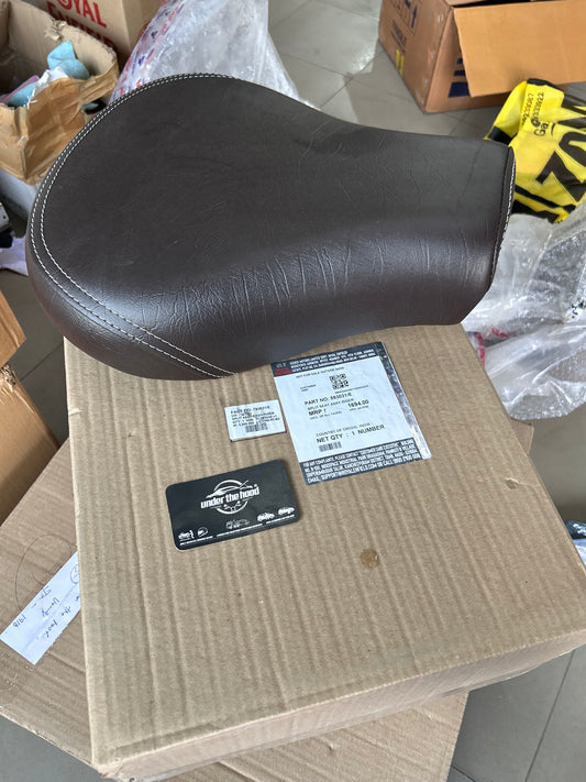 Royal Enfield Classic 350 / Classic 500 UCE Rider Split Seat Brown – Genuine OEM Front Seat 593031/E