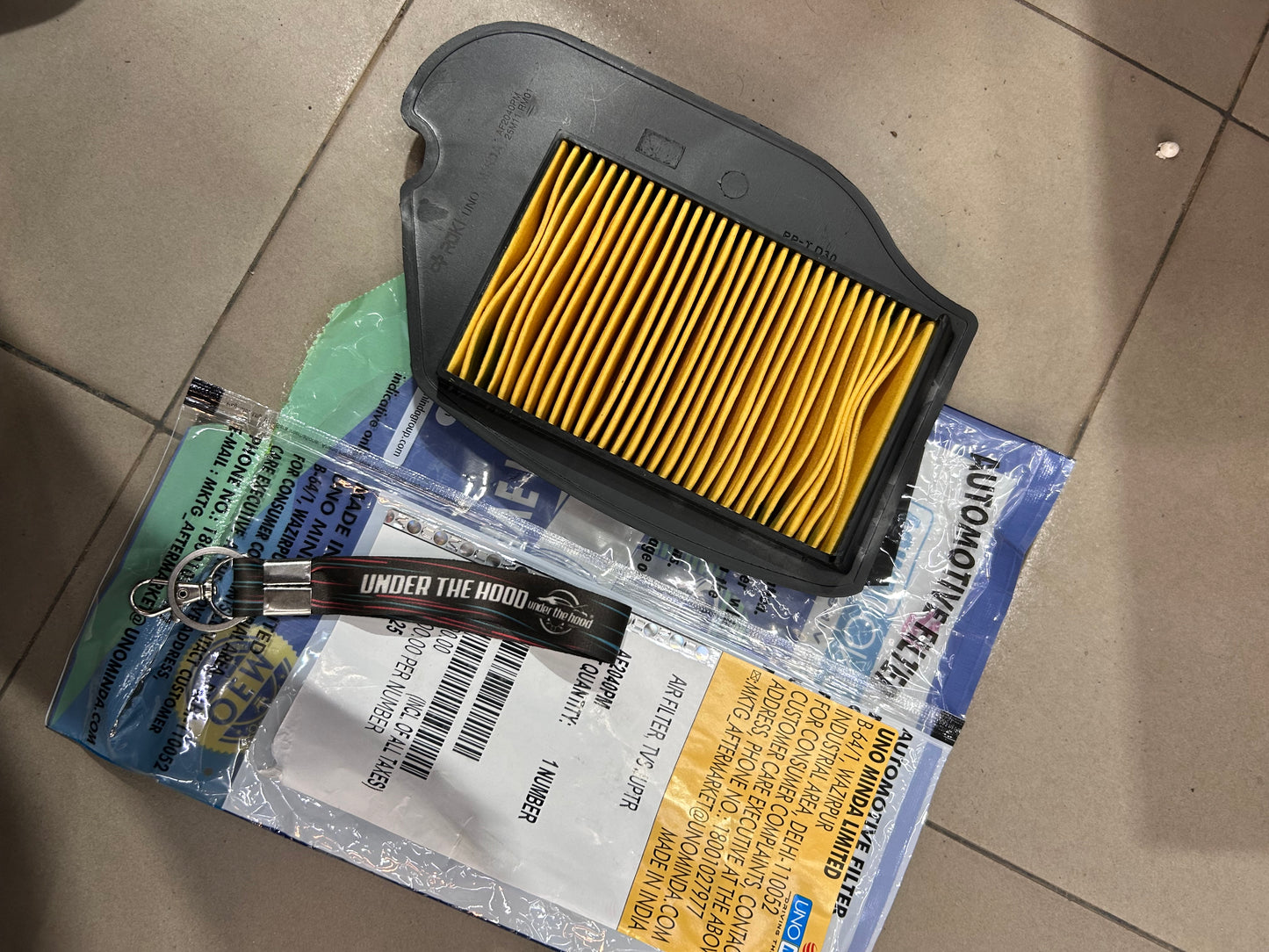 UNO Minda AF2040PM Air Filter for TVS Jupiter