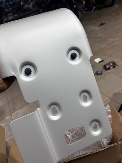 Royal Enfield 1990739 – Silver Sump Guard | Genuine OEM Engine Protection for Classic 350/500, Bullet 350/500, Electra