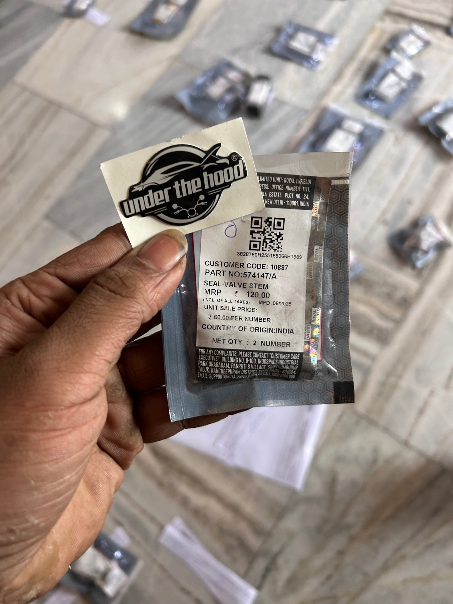 Valve Stem Seal (Seal-Valve Stem) for Royal Enfield Himalayan 410 Euro 4 / Himalayan 411 | 574147/A | Genuine OEM