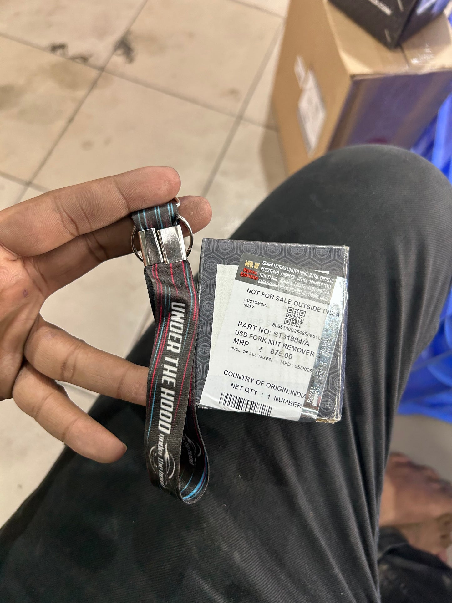 Royal Enfield Himalayan 450 USD Fork Nut Remover & Installer ST31884/A