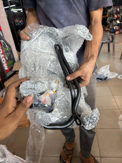 BS Auto Slider Guard for Royal Enfield Interceptor 650 / Continental GT 650 | Stainless Steel | Black Powder-Coated