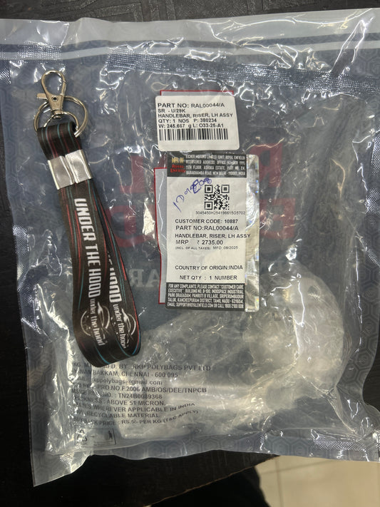 Royal Enfield RAL00044/A – Genuine Left Handlebar Riser Assembly for GT 650