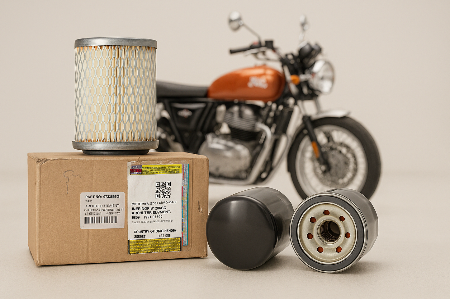 Royal Enfield Interceptor 650 Service Kit (BS4 & BS6) – Complete Maintenance & Brake Care