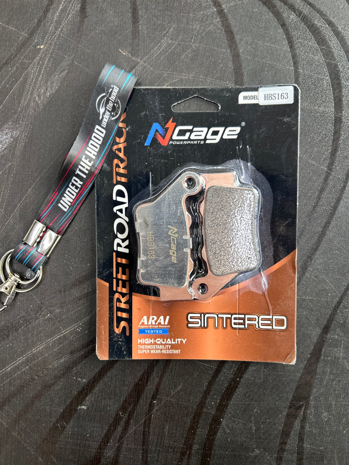 NGage HBS 163 Sintered Rear Brake Pads – Interceptor/GT 650, Himalayan 450, Guerrilla 450, Meteor/Hunter 350, KTM Duke/RC, Triumph 400 & More