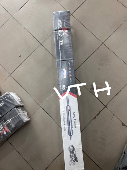 HK Long Punjab Silencer Small Mouth – Direct Fit for Royal Enfield UCE Models