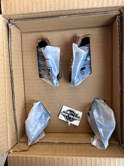 Royal Enfield Black Passenger Backrest Mounts KXA00141 — Genuine OEM Arms for Hunter 350