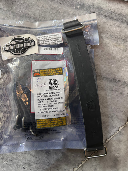 Genuine Battery Rubber Strap (Battery Belt) for Royal Enfield Classic 350 Euro 5 | 1100459/E | OEM