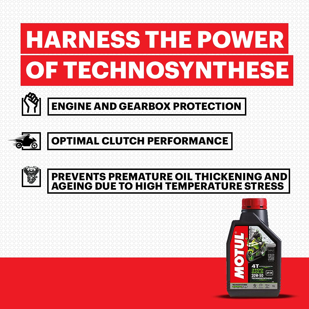 MOTUL 3100 4T ENGINE OIL 1 LITRE