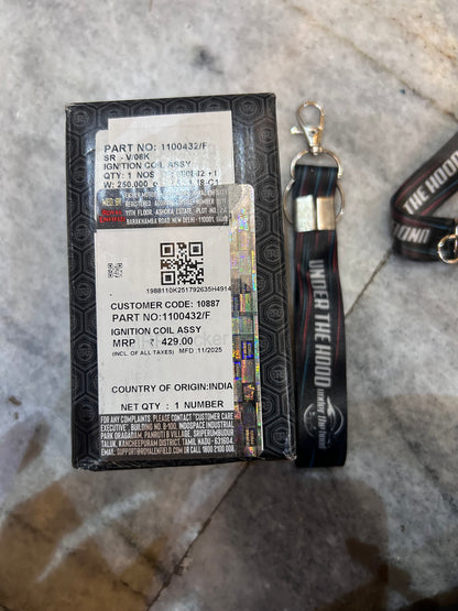 Royal Enfield 1100432/F Ignition Coil Assembly – OEM Coil for Classic 350 Reborn & Meteor 350 (2021+)