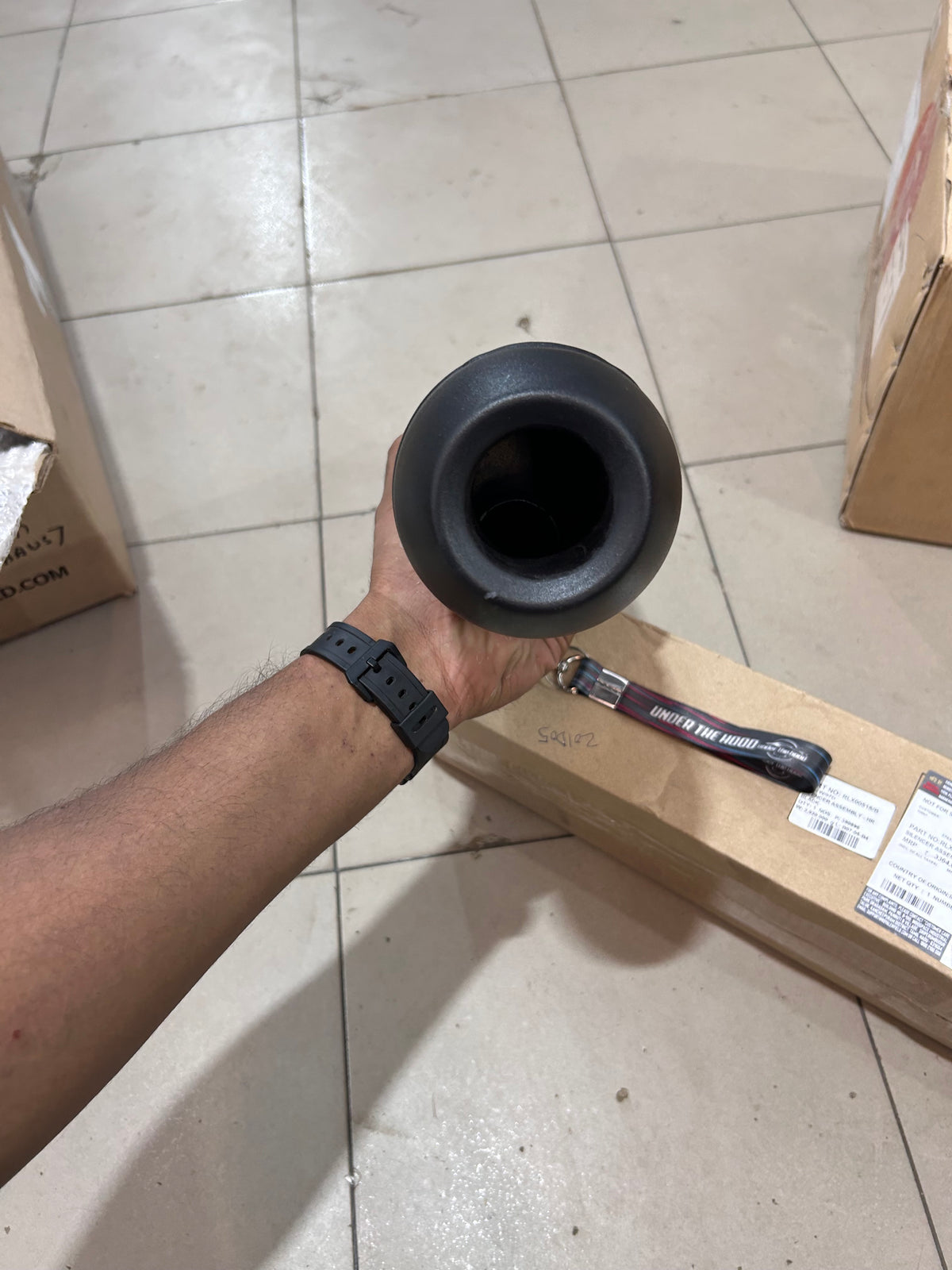 Royal Enfield Meteor 350 Fireball Black Silencer Old Square CAT RLX00518/B
